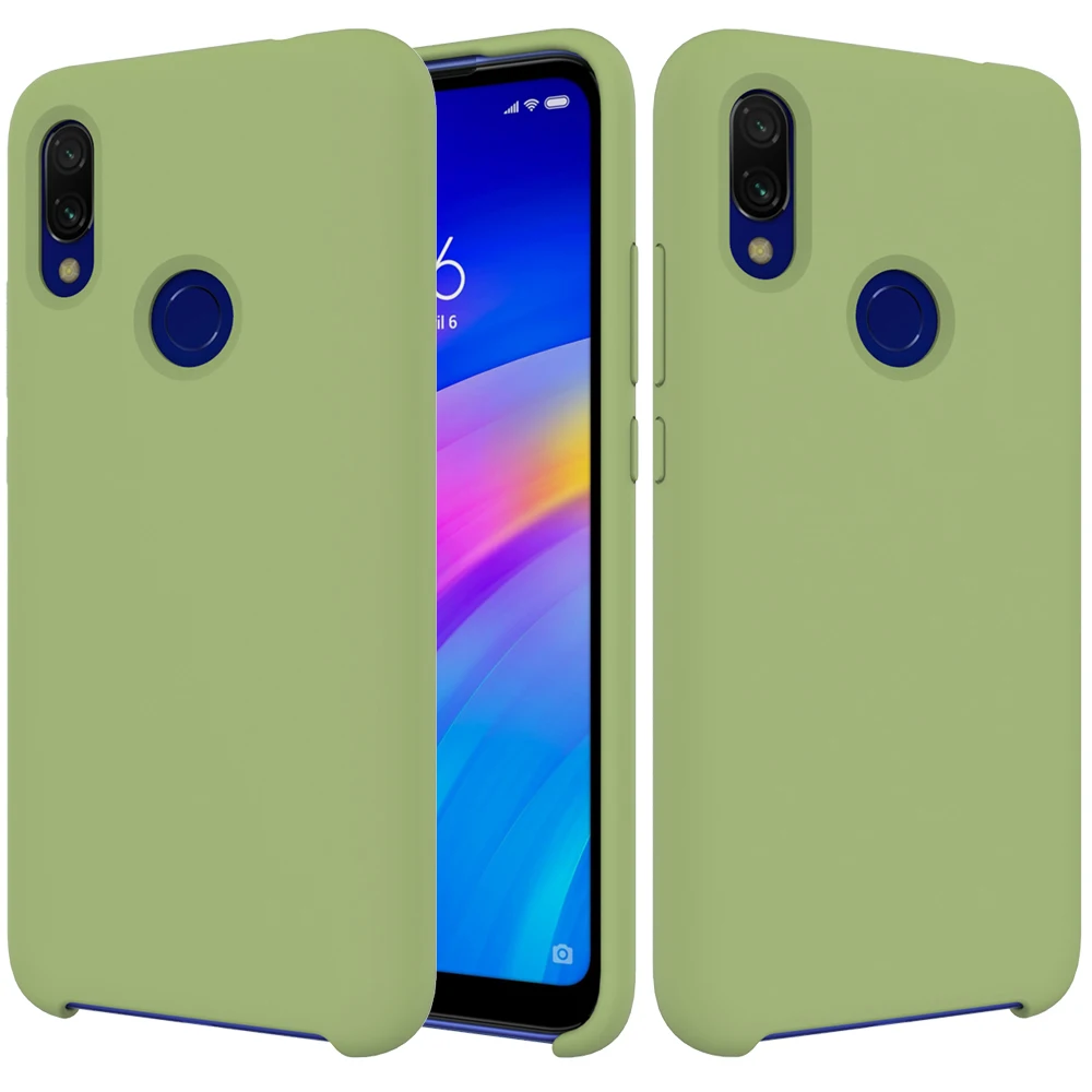 Чехол для Xiao mi Red mi 6A 6 Note 7 Pro 5 Plus для Xiaomi mi 9 SE A2 8 Lite 6 6X mi x 2 2S Max 3 Plus мягкий жидкий силиконовый чехол-накладка - Цвет: Светло-зеленый