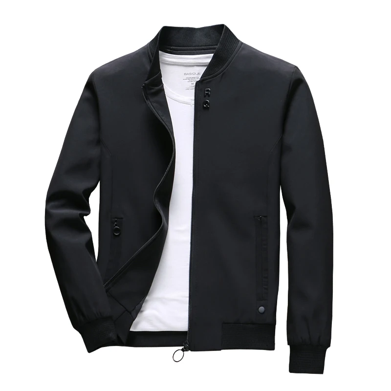 COMLION Mens Spring Jackets and Coats Solid Color New 2018