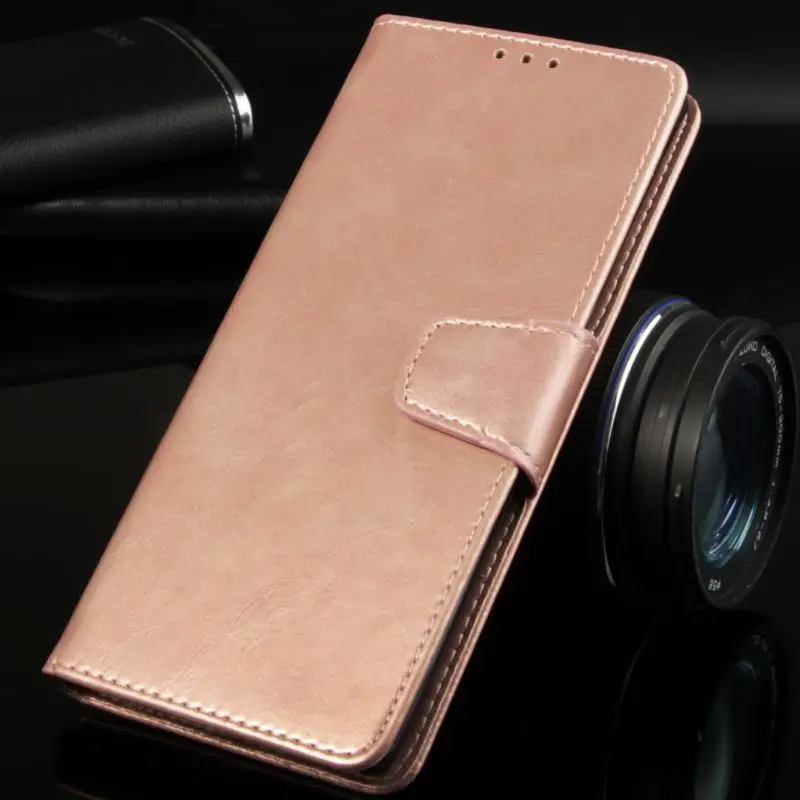 

Single Color Case For Motorola Moto G6 C Plus Z3 Play G5 E4 G2 PU Leather With Soft Silicone Holder Magnet Casual Cover DP03Z