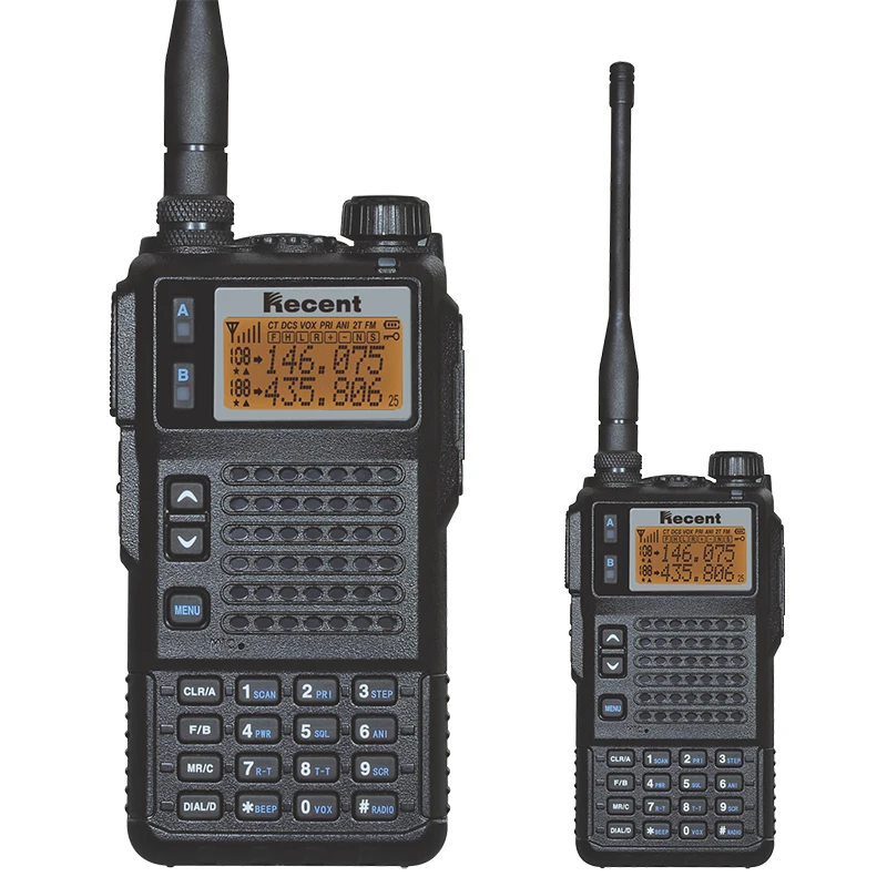 

10W Tri-band Professional Walkie Talkie TS689 5-10km Range 200 Channels Two Way Radio 136-174MHz & 350-400MHz & 400-470MHz