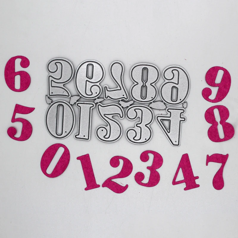 

Number 0-9 Metal Cutting Dies for DIY Scrapbooking Photo Album Embossing Paper Cards Crafts 54*95 mm