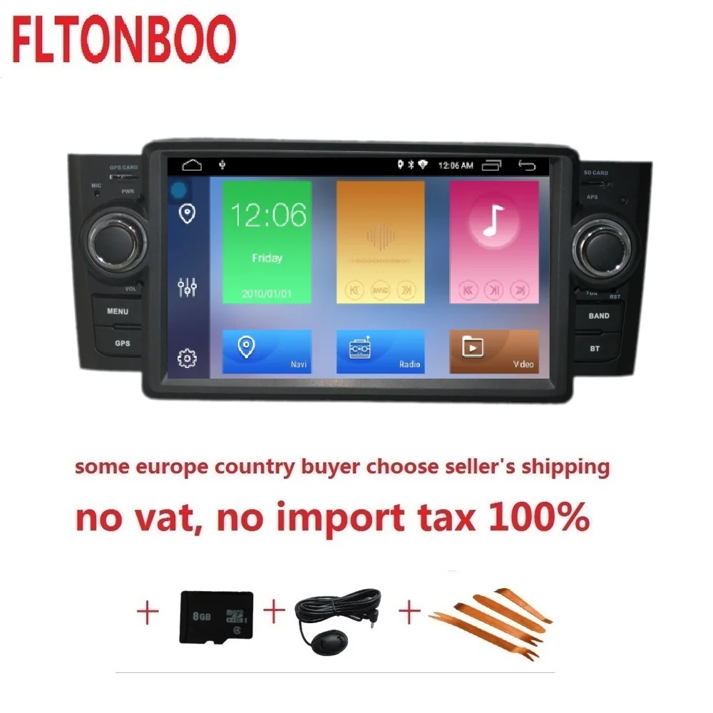 Excellent 7 inch 2 din android 9 car DVD gps navigation for fiat LINEA,radio,wifi,quad core,English,russian,french 2