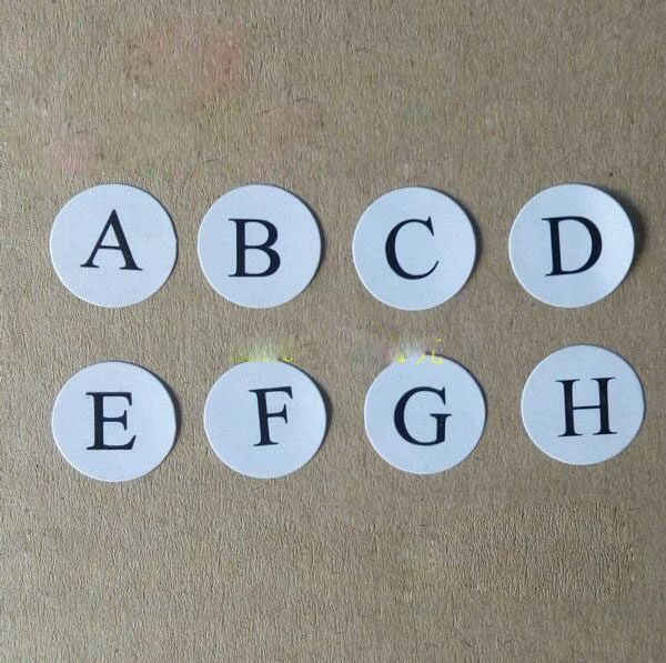 アルファベットステッカー1 2 Cmラウンドステッカーラベルabcd文字 Letter Labels Letter Lletters Stickers Alphabet Aliexpress