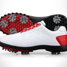 Pgm/Новинка; обувь для гольфа; женская спортивная обувь с шипами; водонепроницаемые женские дышащие противоскользящие женские кроссовки для тренировок;