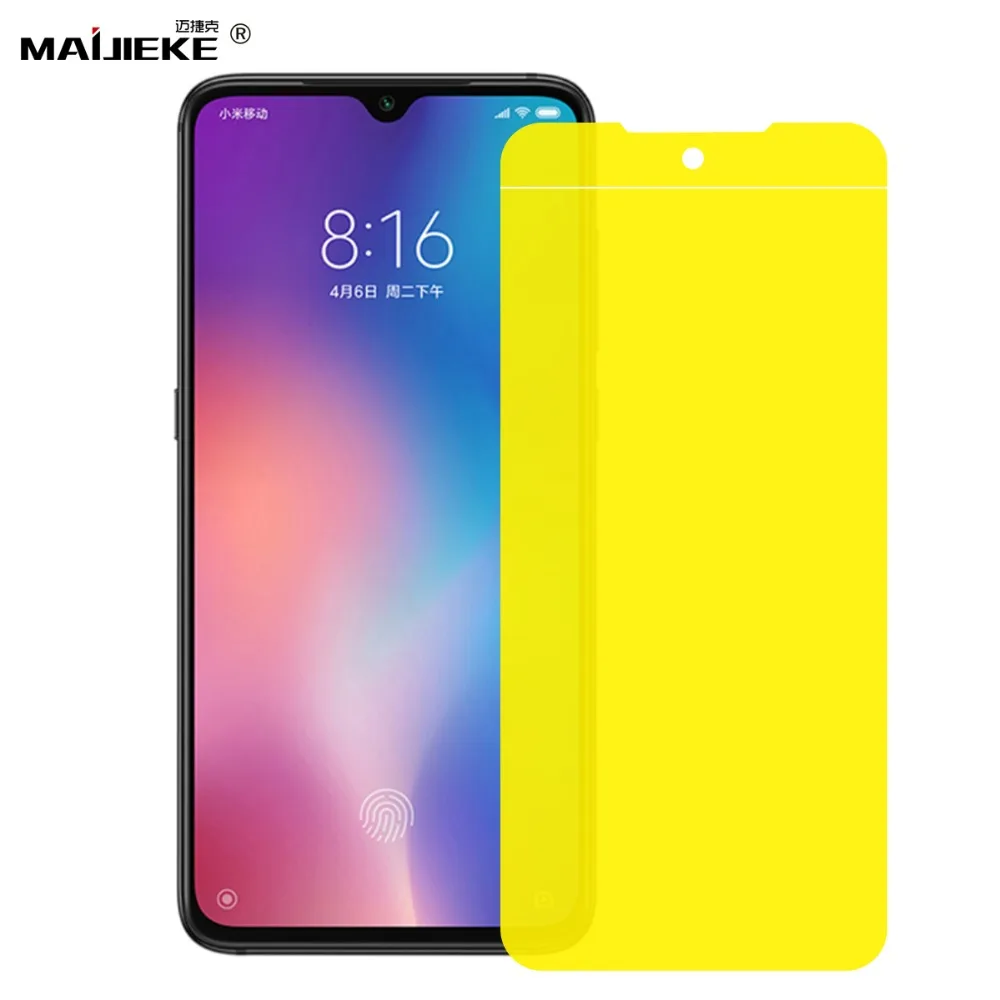 Полное покрытие для Xiaomi Pocophone F2 Mi play 9 8 SE lite защита экрана нано пленка Redmi Note 5 6 7 Pro