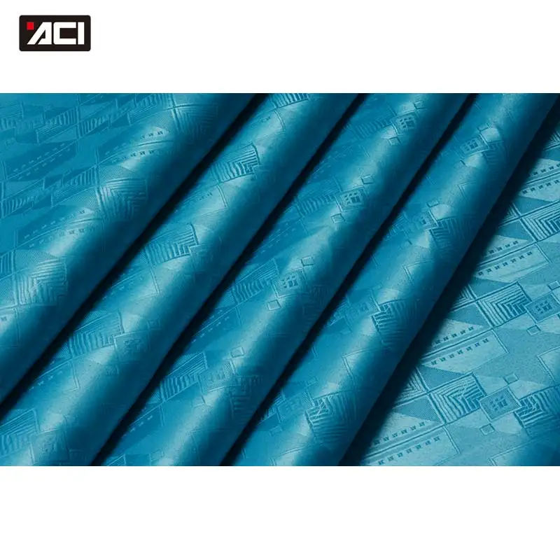 ACI комплект из обуви в африканском стиле ткань 10 ярдов/шт синий Мали Базен хорошая ткань Гвинея парча камчатная ткань с шаддой ткани для мужская одежда