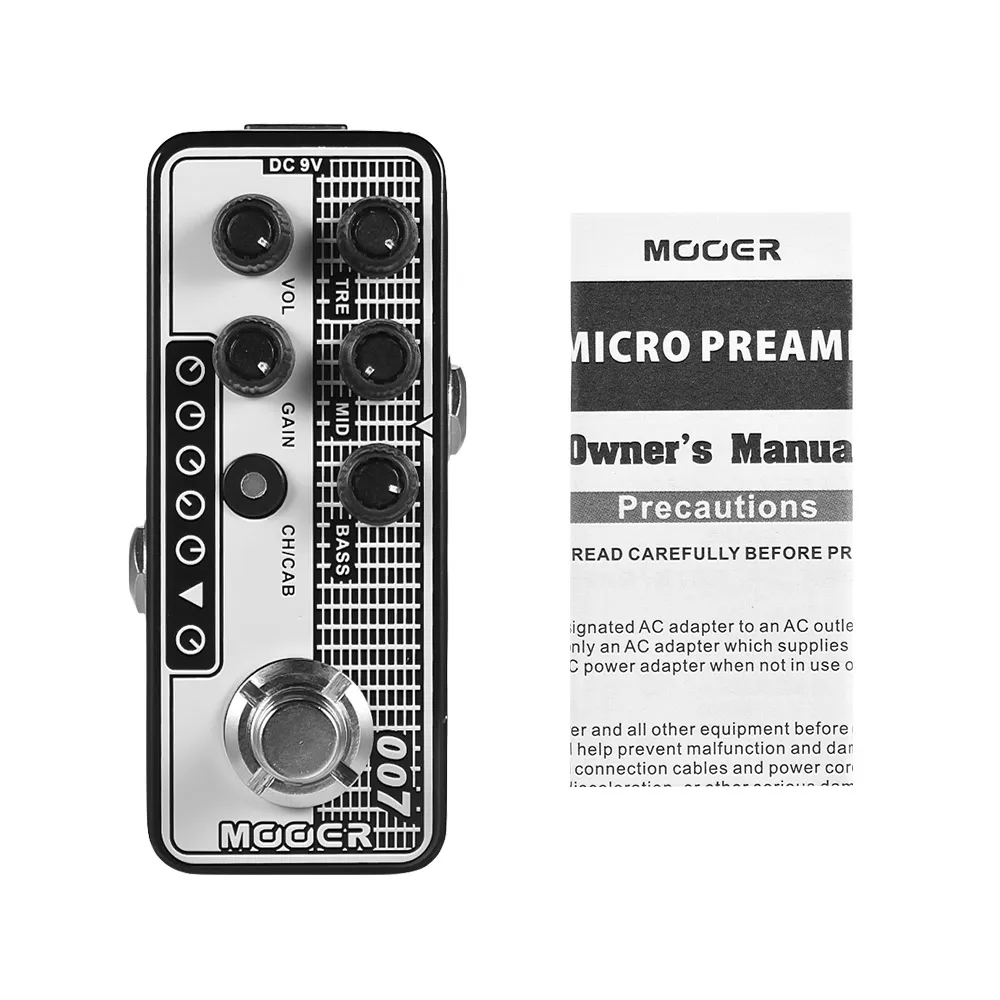 

MOOER MICRO PREAMP Series 007 Regal Tone Vintage Tone Digital Preamp Preamplifier Guitar Effect Pedal True Bypass