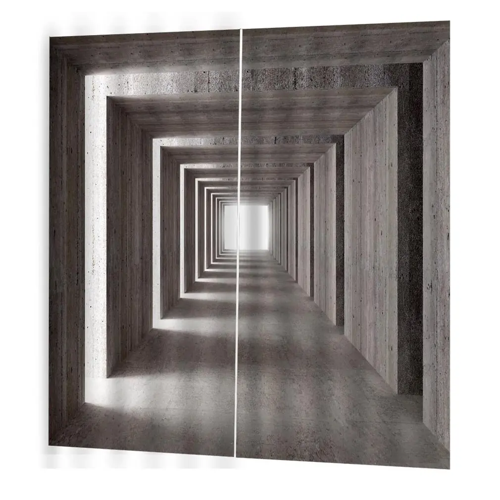 

21-5 Concrete Curtains 170*200 Creative Home Interior Bedroom Living Room Curtain Hotel Decorative Curtain
