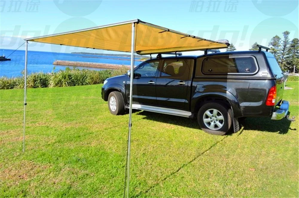 PLAYDO car roof tent awning 6.56X6.56X6.23ft 2X2X1.9M toldo side car canopy tenda factory OEM Customized CASA01 Car side Awnings04