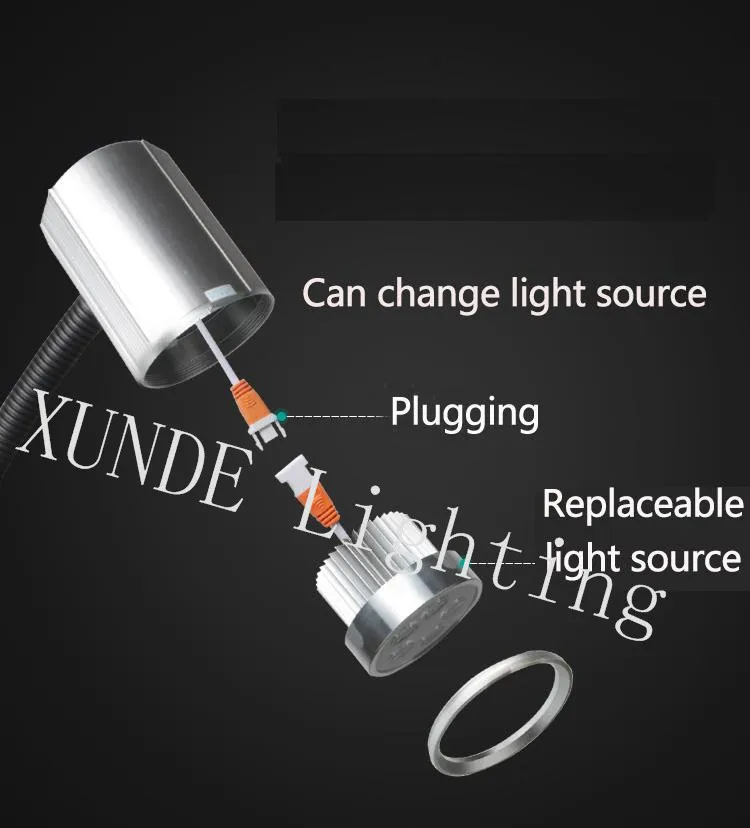 Машина светильник Led 24-36V токарный станок с ЧПУ супер яркий светодиодный светильник ing настольная лампа В индустриальном стиле «гусиная шея» 50 см мастерской СИД Рабочая лампа