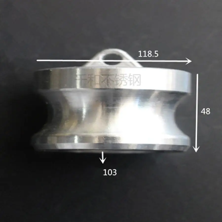 

4" End Plug Type DP Camlock Quick Disconnect Coupling 316 Stianless Cam Groove For Hose Pumps Homebrew