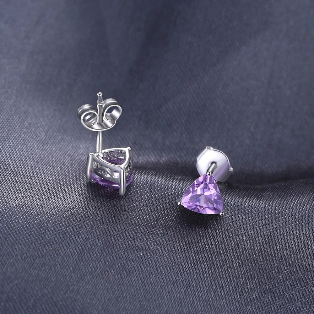 Женские серьги с аметистом JewelryPalace из стерлингового серебра 925 пробы корейские