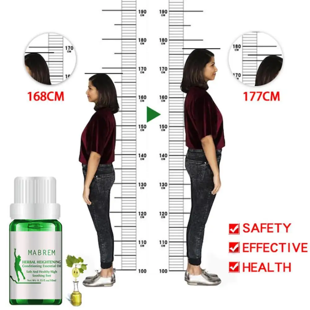 Натуральное эфирное масло для роста костей, увеличивающее рост, быстро расти фут выше, забота о здоровье, увеличивающее рост массажное масло для ног