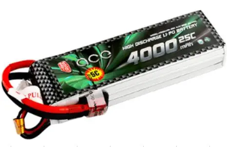 

ACE 4000mAh 25C 11.1V 3S1P 24*42*138mm 302g for RC models FPV drones