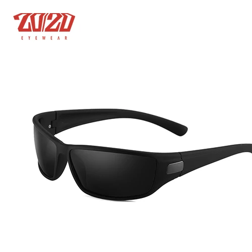 20/20 оптические брендовые дизайнерские поляризованные солнцезащитные очки, мужские Модные дорожные мужские солнцезащитные очки, очки Gafas Oculos PL333 с коробкой - Цвет линз: C02 MatteBlack Smoke