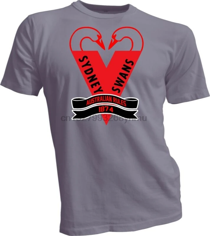 Sydney Swans Mens T tee shirt AFL Australian Football league rules