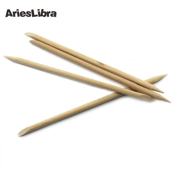 

AriesLibra Professional Artificial Nail Tool 200packs/set Nail Art Design Cuticle Pusher Remover Manicure Care/Orange Wood Stick