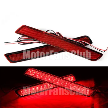 

2X LED Lens Rear Bumper Reflector Brake Stop Light Lamp for Chevrolet Malibu 2012-15