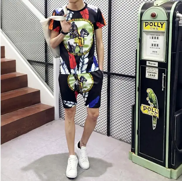 

New design Summer Set Causal Beach Suits 2PCS Mens hot sale