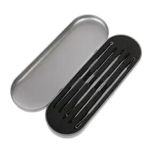 5 шт./компл. инструмент для удаления прыщей, инструмент для удаления угрей Пинцет для выдавливания прыщей набор по уходу за кожей