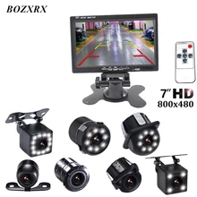 BOZXRX 7 Inch Monitor LCD Color HD TFT Screen Car Auto Parking Rear View Monitor + LED Night Vision Rearview Reversing Camera BOZXRX 7 Inch Monitor LCD Color HD TFT Screen Car Auto Parking Rear View Monitor + LED Night Vision Rearview Reversing Camera