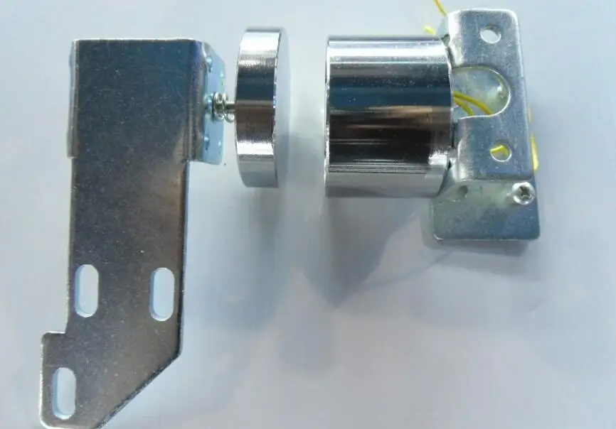 Us 34 52 Auto Door Use Round Type Magnetic Lock Circular Shape Glass Door Sliding Door Lock Electro Spring Power Access Control Door Lo In