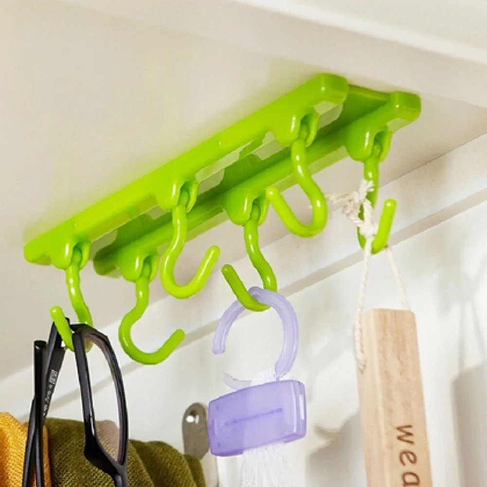 4 Color Kitchen Wall Hook Kitchen Storage Strong Sticky