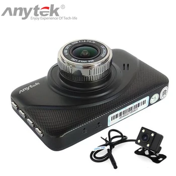 

2018 Anytek X18+ Car DVR Video Recorder NTK96655 Dual Lens Dash Camera Full HD 1080P 3.0" LCD G-Sensor Registrar Registrator