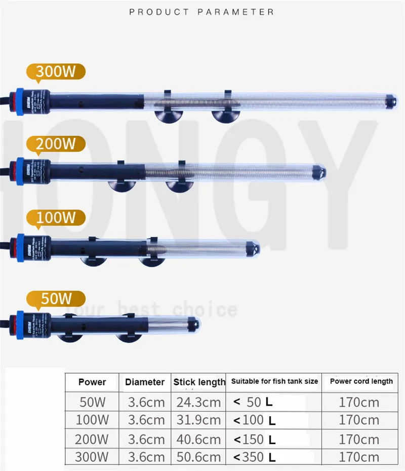 Немецкий EHEIM аквариум погружной обогреватель для аквариума нагревательный стержень взрывозащищенное стекло регулировка температуры 50 Вт 100 Вт 200 Вт 300 Вт