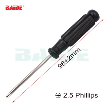 Online PH0 2.5 Mm Phillips Screwdriver 45# Steel Hardness Practical Multi-Function Screwdriver Set Hand Tool 1000pcs/lot