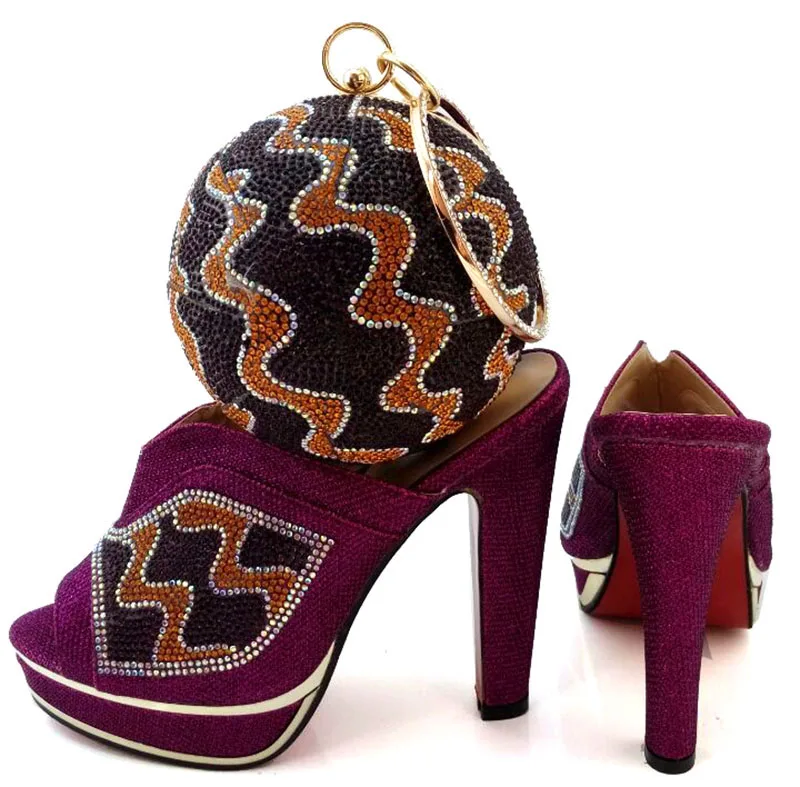 Wholesale Italian Ladies Matching Shoes And Bags Set in BCH09 Size 38 42 For Free Shipping