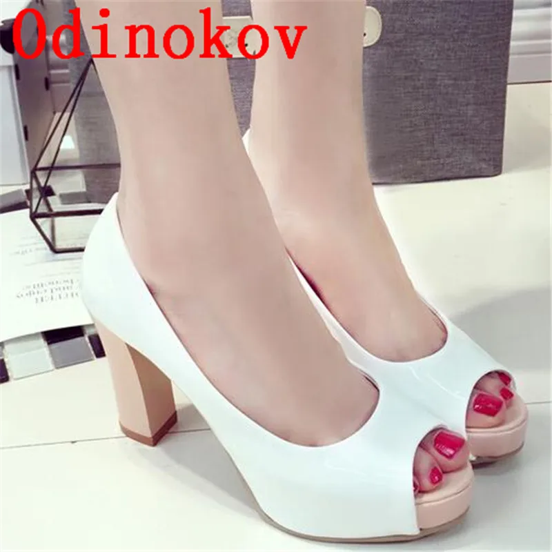 

New Women Pumps Spring Peep Toe Gladiator High Heels Platform Female Chains Sequined Yellow Shoes Zapatos  Ladies Shoe