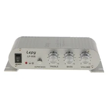 Car Motorcycle Mini Hi-Fi 2.0 Channel Stereo Audio Amplifier AMP Super Bass Car Motorcycle Mini Hi-Fi 2.0 Channel Stereo Audio Amplifier AMP Super Bass