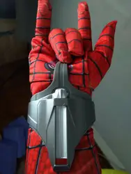 Высокое качество Классический удивительный человек паук веб шутер наручные с перчатки Человека-паука косплэй Хэллоуин реквизит