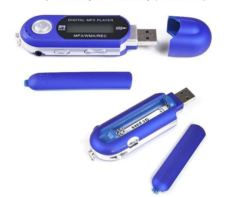 USB мини MP3 плеера 2.0 Flash ЖК-дисплей Экран USB Спорт MP3-плееры fm Радио MP3-плееры 8 ГБ с наушником наушники гарнитуры