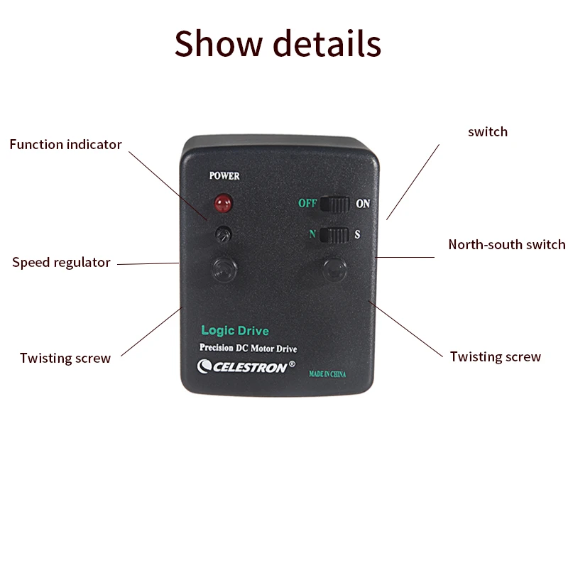 Najtaniej Celestron EQ2 equator, teleskop astronomiczny, ekonomiczne śledzenie silnika elektrycznego 80eq90eq130eq pojedynczy silnik osiowy