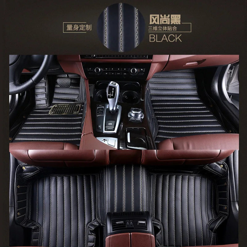 Customized full covered car floor mats for MG 3 6 ZS GS GT 3SW 5seat