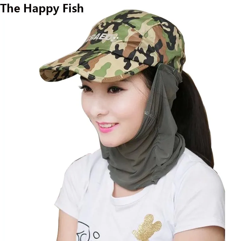 Camouflage baseball hat