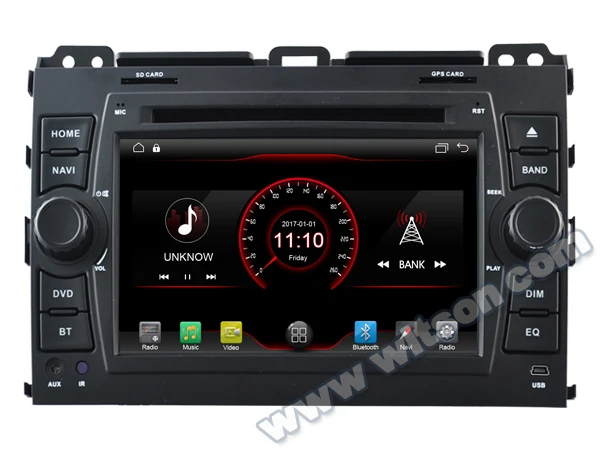 WITSON Android 10 автомобильный DVD плеер для TOYOTA PRADO 120 аудиоплеер с GPS MIRROR LINK/ 4G/DVR/DAB/OBD/TPMS