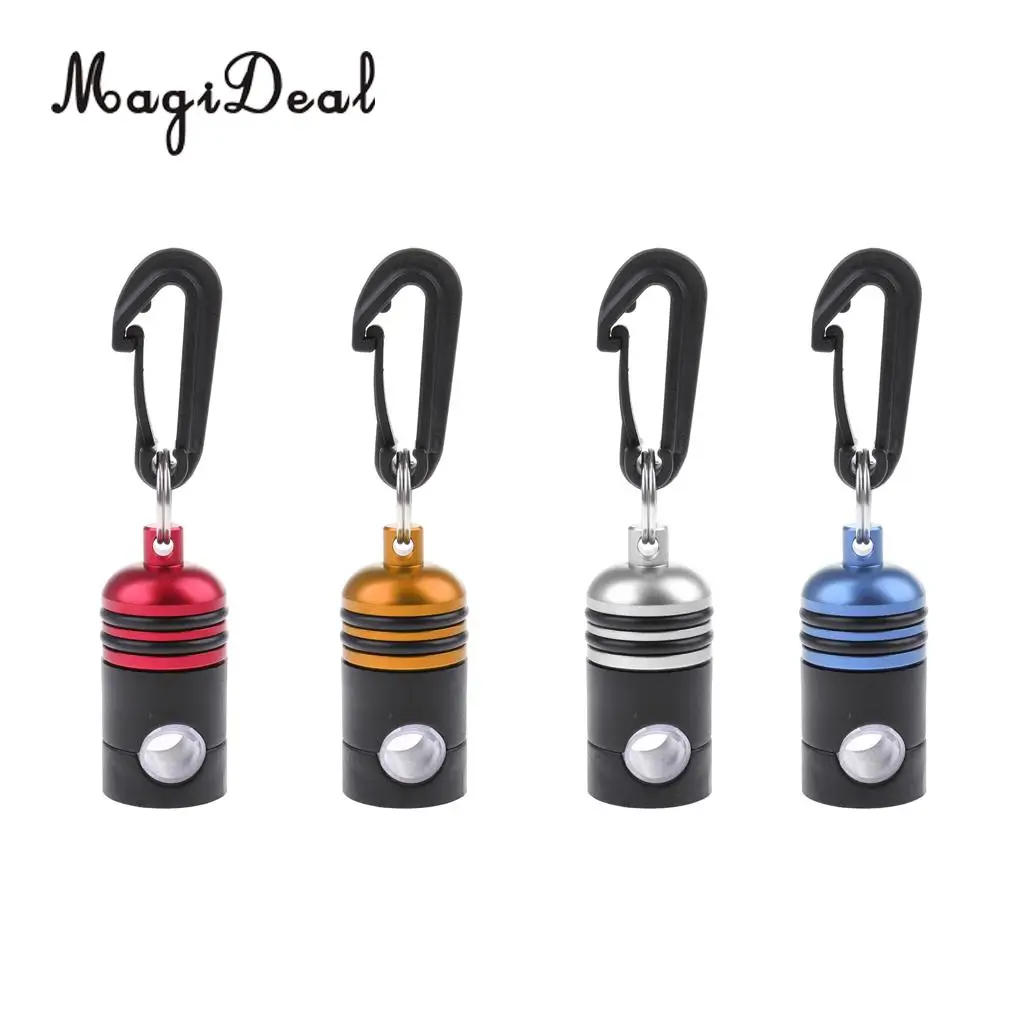 

MagiDeal Premium Aluminum Universal Scuba Diving Regulator Octopus Hose Holder Clip for BC Attachment - 4 Colors