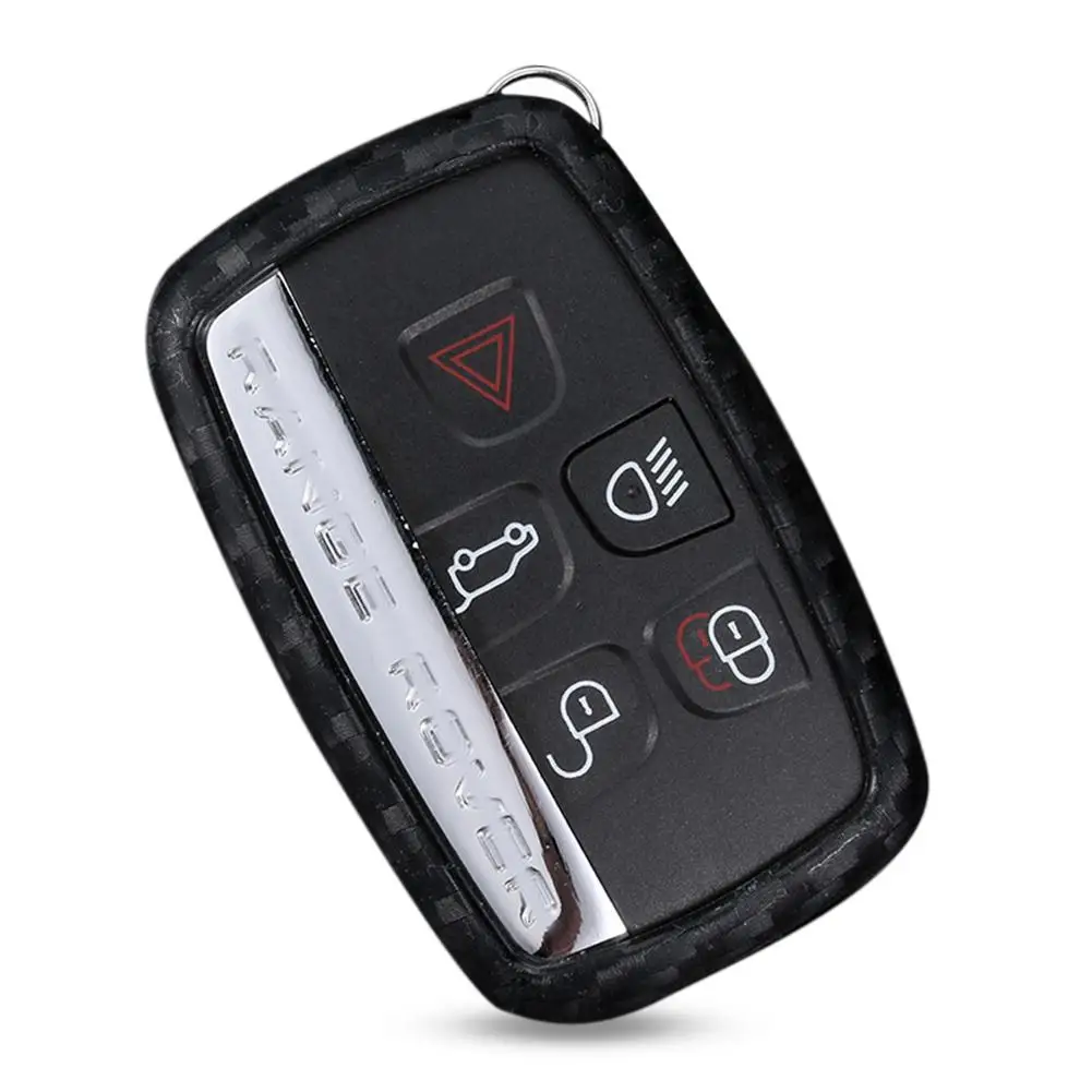 Автомобильный чехол для ключей из углеродного силикона для Land Rover Range Rover Sport Evoque freelander 2 Jaguar XE XJ Xjl XF C-X16 V12