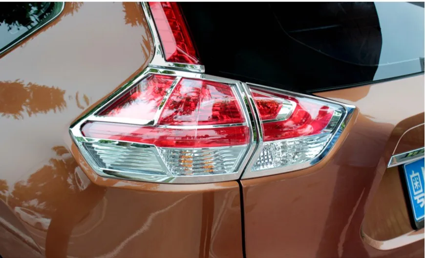 Автомобильный Стайлинг ABS хром задний Абажур декоративные аксессуары для Nissan X-Trail