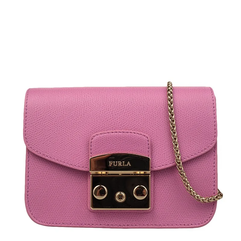 Черная сумка через плечо FURLA Metropolis BGZ7 - Цвет: Peach Pink115002340