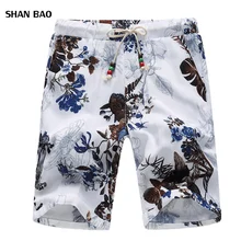 Плюс 6XL шорты Для мужчин Новая мода Для мужчин шорты китайский Стиль эластичный пояс Цветочные шорты Для мужчин высокое качество короткие Homme