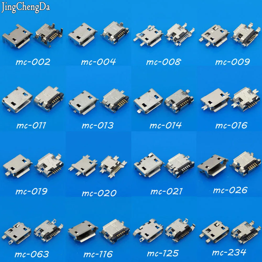 JCD Micro USB гнездовой разъем 5 P контактный для зарядки микс SMD DIP V8 порт и передачи