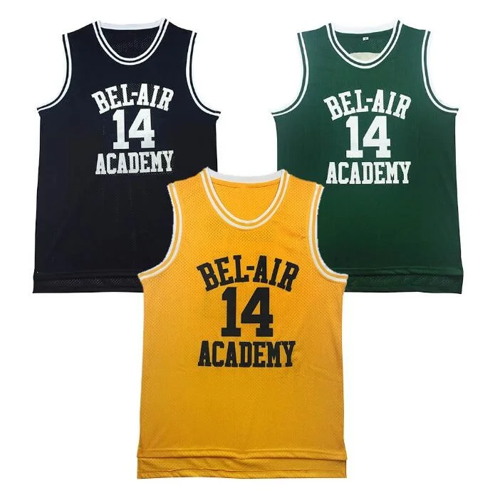 Retro Basketball Jersey Will Smith the Fresh Prince Basketball Shirts