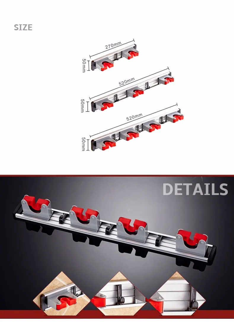 Восточный держатель для швабры, кухонный органайзер, настенная полка, монтируемая вешалка для хранения швабры, щетка, метла, органайзер, держатель, стойки для чистящих средств