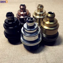 Portalampara Медь Винтаж E27 лампа держатель Эдисон soquete douille E27 разъем Винтаж розетку промышленных патрон База