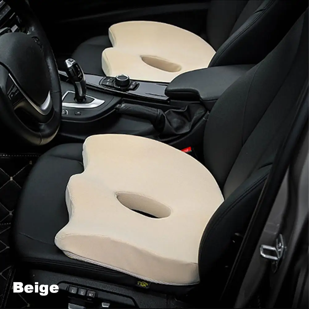 

Car-styling Breathable Memory Foam Car Seat Cushion Seat Cover Comfortable Anti-Slip Cushion Without Backrest Suitable 5 colors