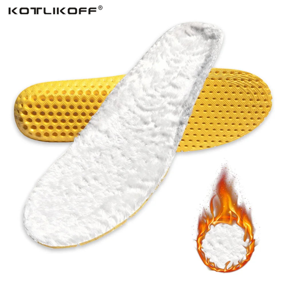 KOTLIKOFF Memory Foam Heated Warm Inserts Pads For Winter Imitation